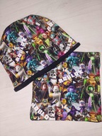 KOMPLET ZIMOWY CZAPKA + KOMIN Styl Roblox JESIENNO ZIMOWY OCIEPLANY