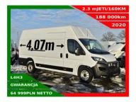 FIAT DUCATO L4H3 2,3mJET/160KM DUŻA NAVI KLIMA TEMPOMAT KAMERA,