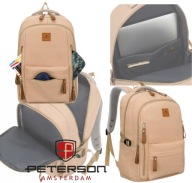 PLECAK MŁODZIEŻOWY TORNISTER PETERSON DO SZKOŁY DUŻY SZKOLNY POJEMNY TORBA