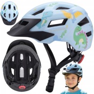 KASK NA ROWER ROLKI HULAJNOGĘ DLA DZIECI Z DASZKIEM REGULOWANY 52-56cm