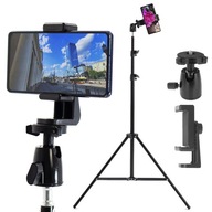 Statyw fotograficzny z uchwytem do telefonu 360° i głowicą kulową – tripod