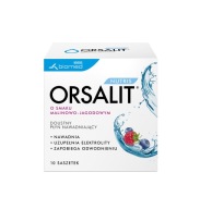 Orsalit nutris, elektrolity o smaku malinowo-jagodowym, 10 saszetek