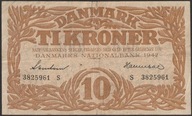 Dania 10 koron 1942 - S