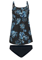 23654 STRÓJ KĄPIELOWY DWUCZĘŚCIOWY DŁUŻSZE TANKINI 46