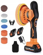 Polerka samochodowa akumulatorowa + zestaw polerek 2 szt. 6 biegów używana