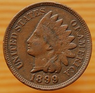 1 CENT INDIAN HEAD 1899