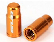 Aluminiowe nakrętki na wentyl PRESTA (2 szt)