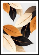 A2 PLAKAT OBRAZ PLAKAT ROŚLINY ROŚLINA KWIAT KWIATY LIŚCIE LIŚĆ BOHO