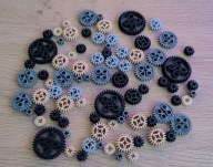 Klocki LEGO Zębatki Mix ok. 80g