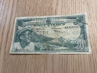 Kongo Belgijskie - 20 franków - 1957 - rzadki