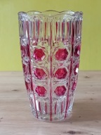 KOLEKCJONERSKI WAZON PRL BOHEMIA DIAMOND