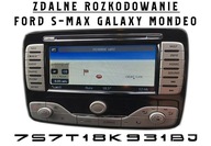 ZDALNE ROZKODOWANIE NAVI, RADIO,KOD DO RADIA FORD S-MAX GALAXY MONDEO