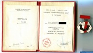 Odznaka Honorowa- Młodzież dla Postępu- ZSMP - 1979r z legitymacją