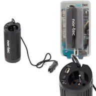 INWERTER Konwerter Nor-Tec 150W do auta gniazdo+USB do uchwytu kubek podróż