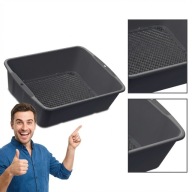 SITO OGRODOWE LEVANTO PRO REGULOWANE OCZKA 4/10MM WYTRZYMAŁE CZARNE 39CM