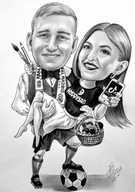 KARYKATURA ze zdjęcia, prezent