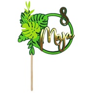 Topper na tort- TROPIKI