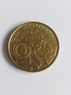 POLSKA MONETA 2 ZŁ SZLAK BURSZTYNOWY 2001 ROK ŁADNY STAN