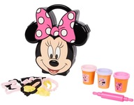 Zestaw Startowy DIY CIASTOLINA + Foremki + Wałek + Walizka MYSZKA MINNIE