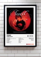 young multi „toxic” | plakat A3 Prezent album rap ozdoba na ścianę