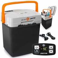 LODÓWKA TURYSTYCZNA Ice-On 27 SAMOCHODOWA Funkcja Grzania 12v 230v USB PEME