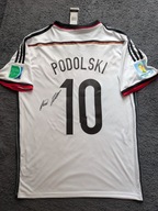 Koszulka Niemcy 2014 LUKAS PODOLSKI z autografem
