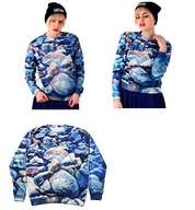 BLUZA 3D PRINT NADRUK ROZM. M