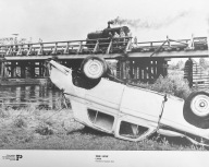 DREWNIANY MOST Warta starorzecze, Warszawa samochód fotos film LINIA 24x30