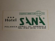 HOTEL SANA POLANICA ZDRÓJ naklejka