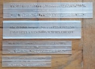 MARKANT DDR szablony kreślarskie, pismo techniczne