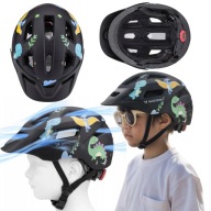 KASK ROWEROWY ROWERU HULAJNOGI SPORTOWY REGULOWANY 52 56CM DZIECIĘCY DZIECI