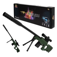 KARABIN SNAJPERSKI NA KULKI ŻELOWE 79CM LUNETA 16X 500 KULEK