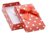 NOWE urocze pudełko na komplet biżuterii z motywem w serca