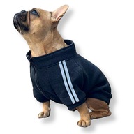 Bluza dresowa ciepła z odblaskami ubranko dla psa buldoga francuskiego XL