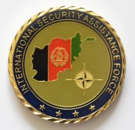 Medal coin INTERNATIONAL SECURITY ASSISTANCE FORCE Afganistan