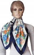 DAVID WATSON**Przepiękna Jedwabna Apaszka Chusta**SILK Cudo!*Tłoczony Wzór