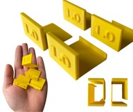 Dystanse do regulacji frontów szafek 1.0mm x4szt