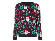 OYANDA ESMARA sweter ŚWIĄTECZNY LED ŚWIECĄCY M 40 42 NOWY