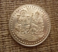 Indie.Hinduska moneta (żeton) świątynna, XX wiek, tzw.Tempel Token