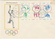 Olimpiada Tokio 1964 - FDC DDR