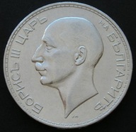 Bułgaria 100 lewa 1937 - car Borys III - srebro