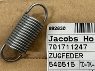 SPRĘŻYNA LINKI HAMULCA RĘCZNEGO ORYGINAŁ VW T4 TRANSPORTER 701711247