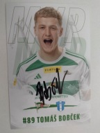 Zdjęcie 10x15 autograf Lechia Gdańsk sezon 2023/24 MVP Tomas Bobcek