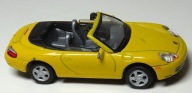 Porsche 911 (996) Carrera Cabriolet Yellow -Hongwell-Die cast –Skala 1:72