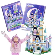 ZAMEK KSIĘZNICZKI KLOCKI 6W1 535 KLOCKÓW NA PREZENT DLA DZIEWCZYNKI