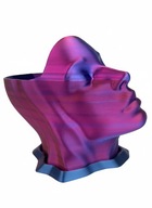 Doniczka Dekoracyjna Głowa Twarz Kobiety Zmienia Kolor 16 cm wys. drenaż