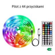 Taśma LED RGB USB 5V – sterowanie pilotem - 10m