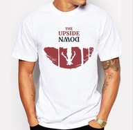 Stranger Things The Upside Down Koszulka Męska Biała - XXL