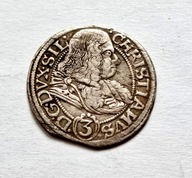 CHRYSTIAN, 3 KRAJCARY 1669 - LEGNICKO-B.-W.