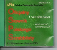 Oficjalny Słownik Polskiego Scrabblisty - płyta CD